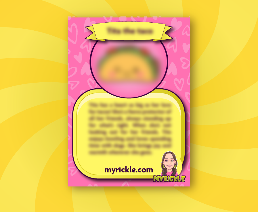 Tita the Taco Hair Claw Clip Cute Funny Gift