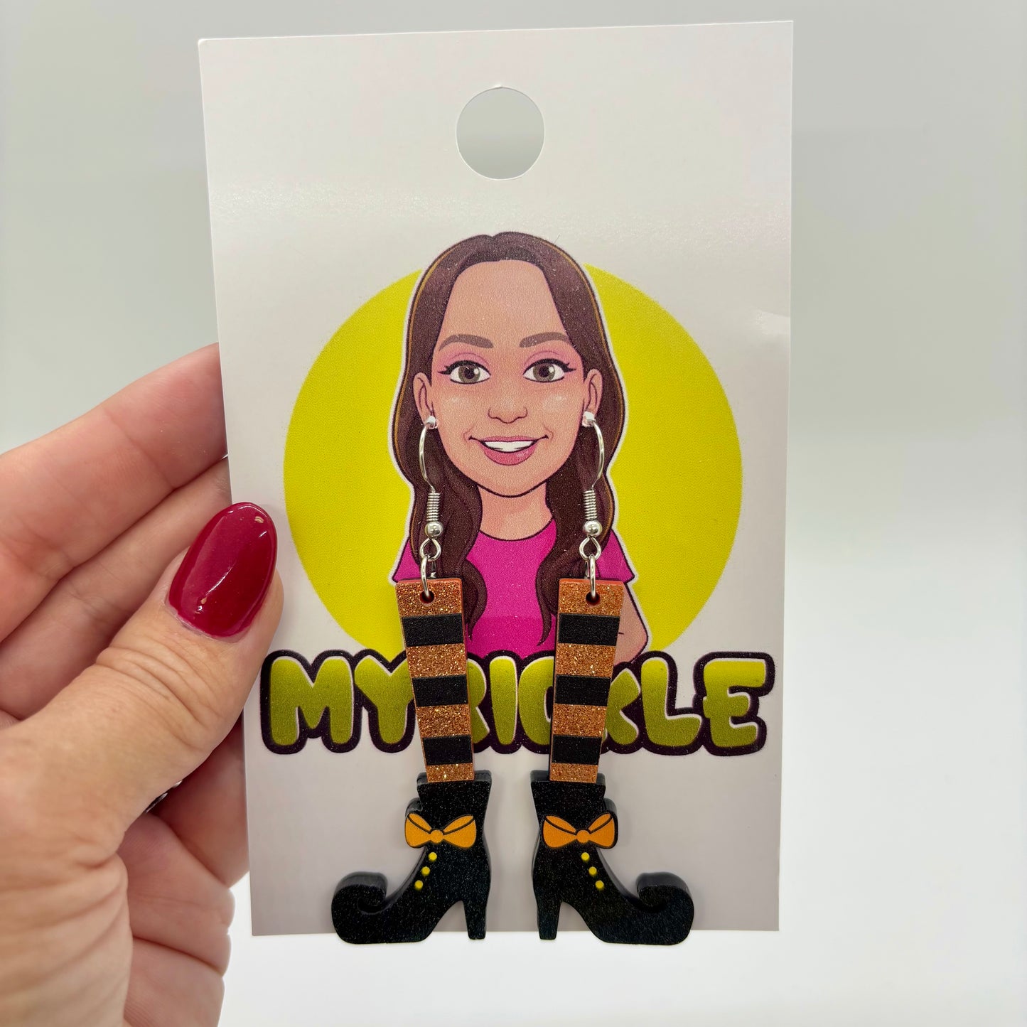 Witch Earrings Halloween Spooky Cute Gift