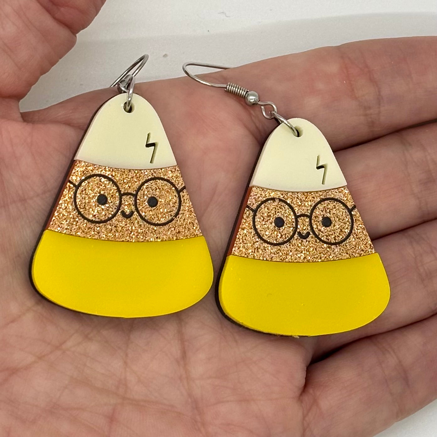 Candy Corn Earrings Halloween Spooky Gift