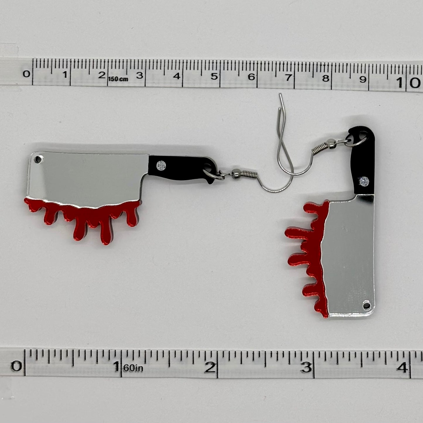 Butcher Knife Earrings Halloween Spooky Gift