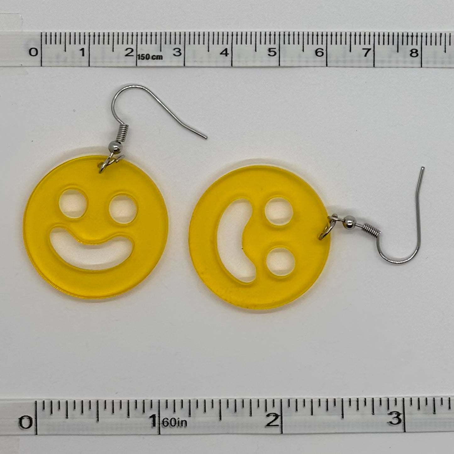 Potato Smiles Earrings 90s Nostalgia Retro Gift