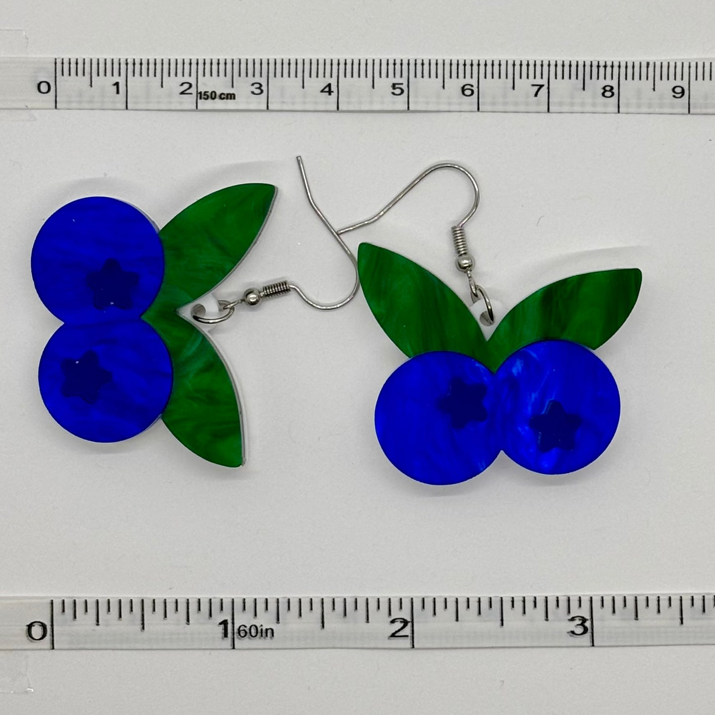 Blueberry Earrings Food Funny Gift