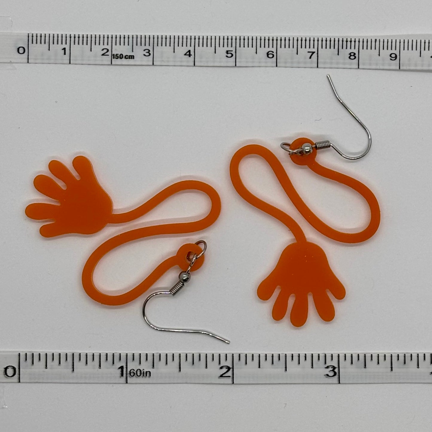 Sticky Hands Earrings 90s Nostalgia Retro Cute Gift