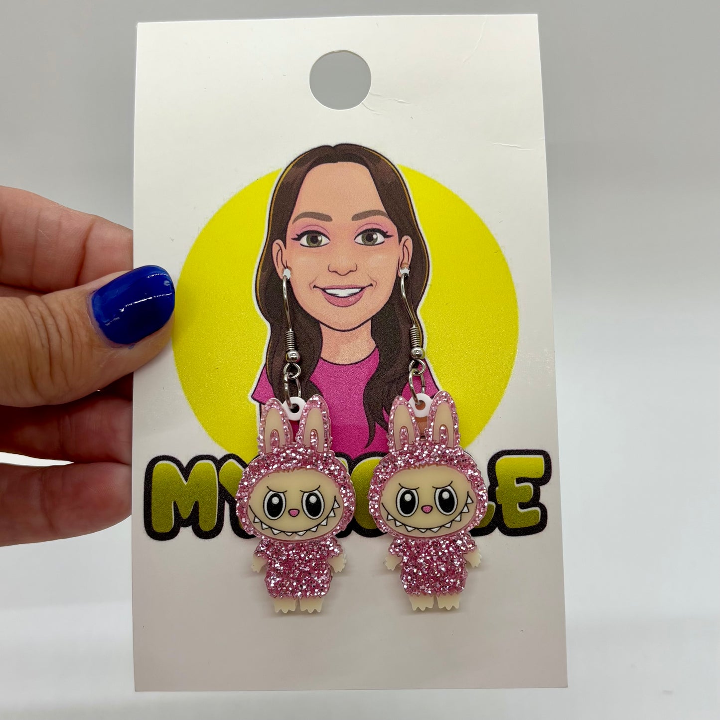 Labubu Earrings Fun Cute Gift