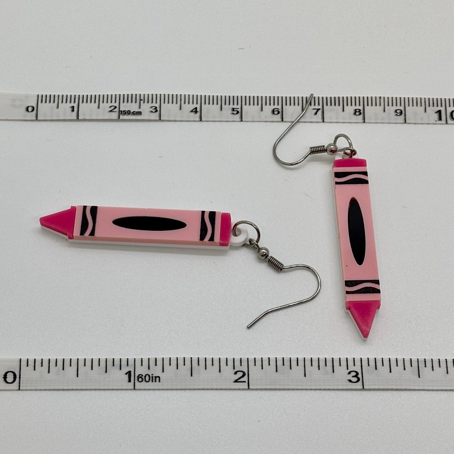 Crayon Earrings Funny Cute Gift