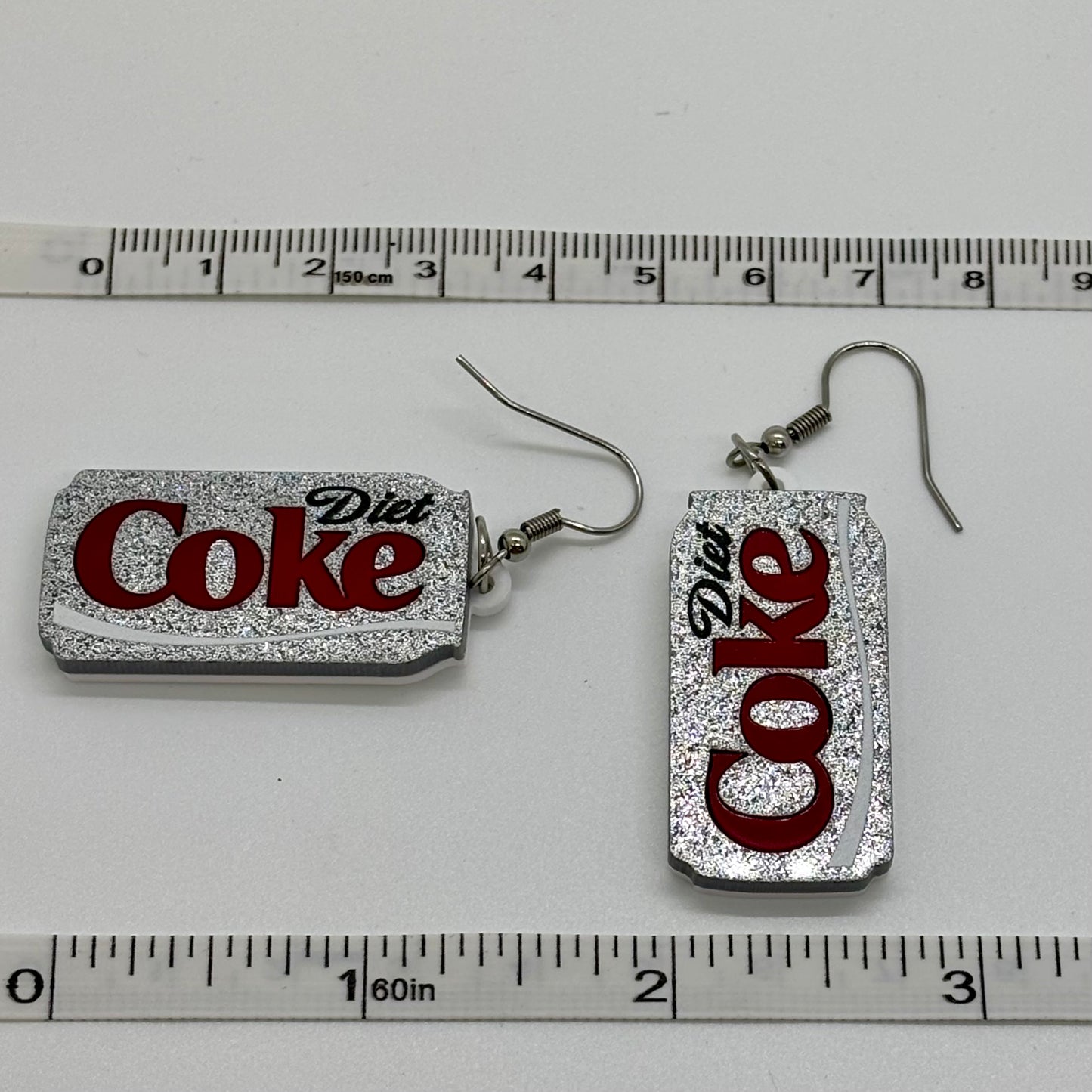 Diet Coke Earrings Food Fun Gift