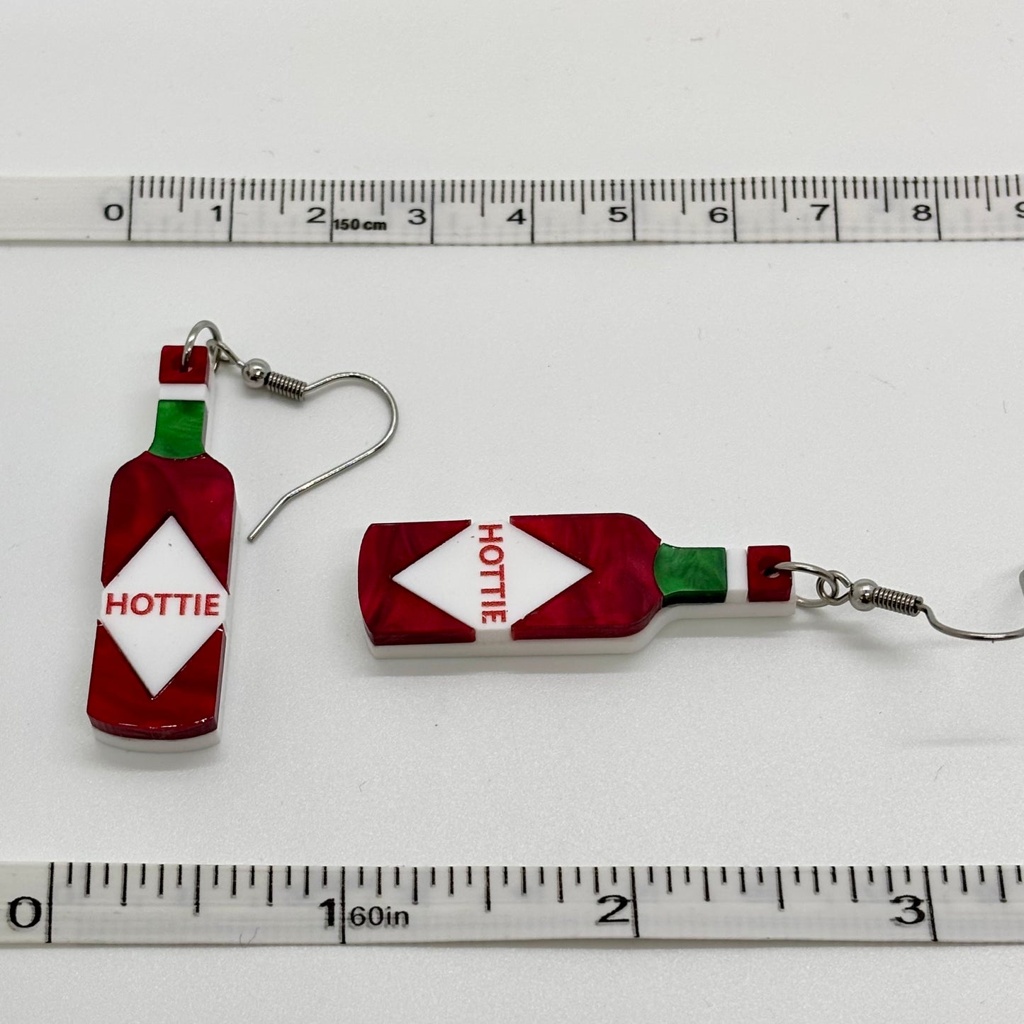 Hot Sauce Earrings Funny Gift