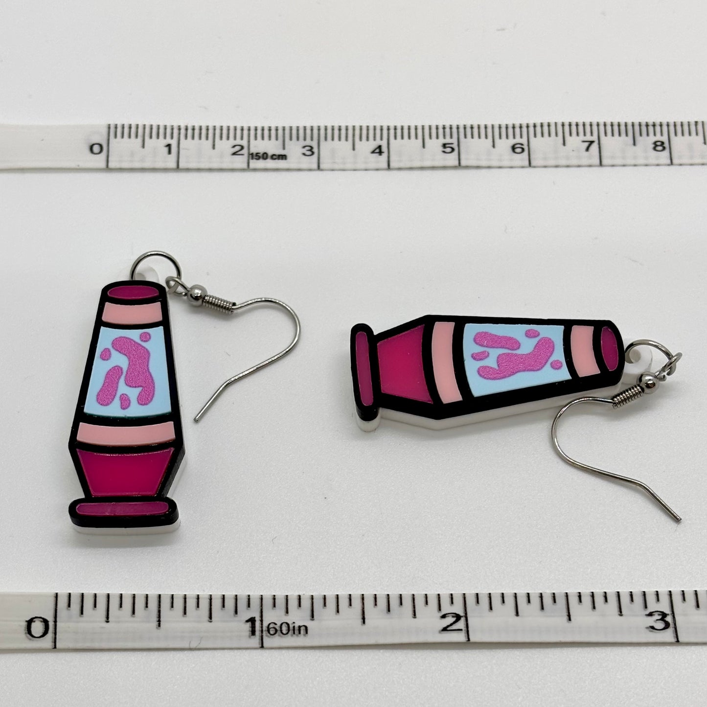 Lava Lamp Earrings 90’s Nostalgia Retro Gift