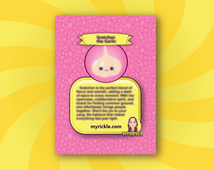 Gretchen the Garlic Hair Claw Clip Cute Funny Gift