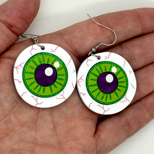 Eyeball Earrings Halloween Spooky Gift