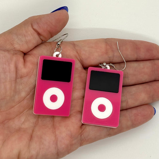 iPod Earrings Nostalgia 90’s Retro Gift