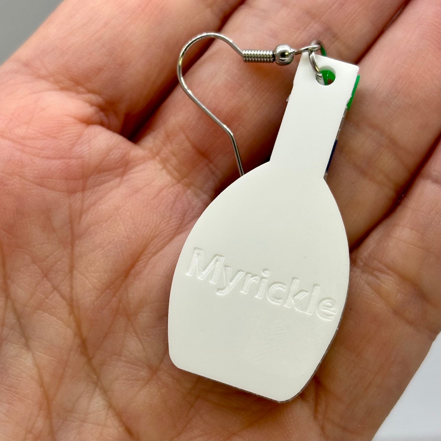 Ranch Bottle Earrings Food Funny Gift