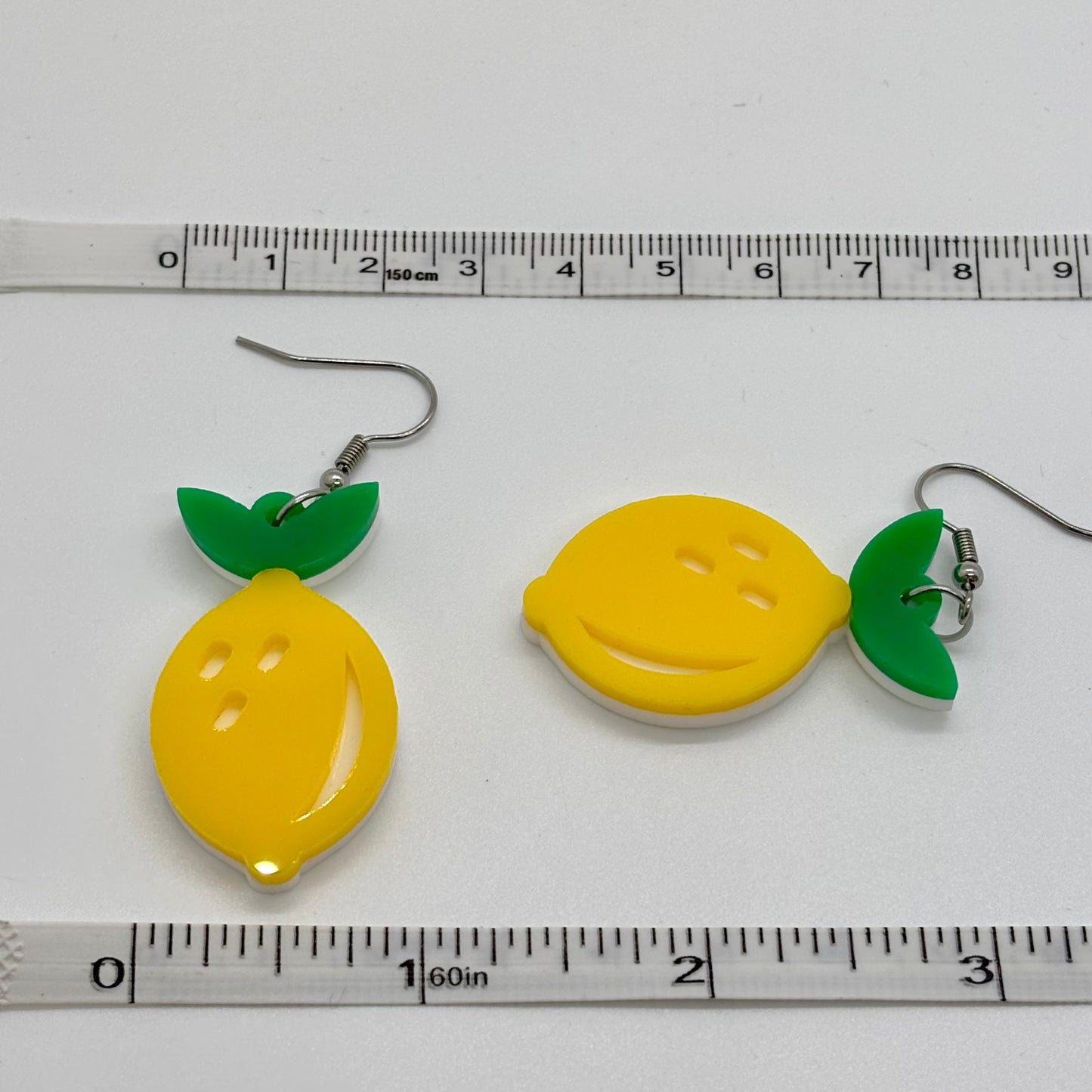 Lemon Earrings Food Fun Gift