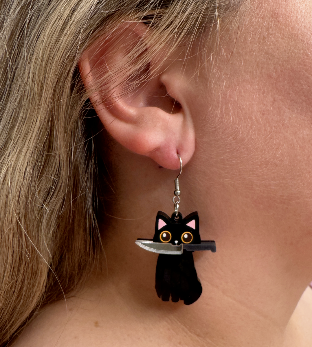 Killer Puss Earrings